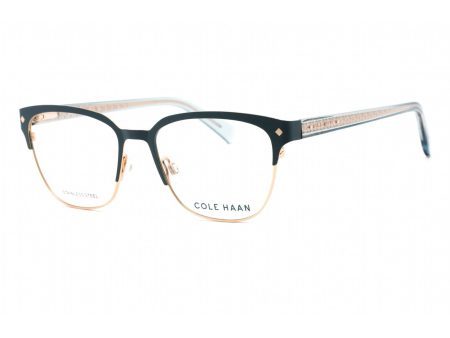 COLE HAAN  CH5023 Eyeglasses Teal   Clear Lens Cheap