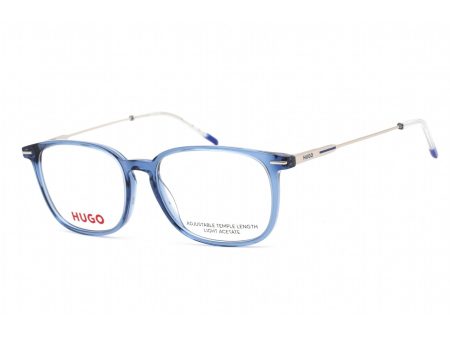 HUGO  HG 1205 Eyeglasses Blue   Clear Lens Online Hot Sale