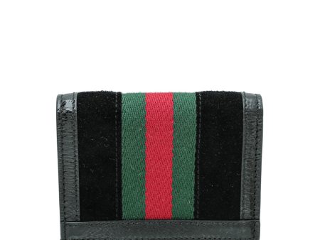 Gucci Black GG Ophidia Card Case Wallet Discount