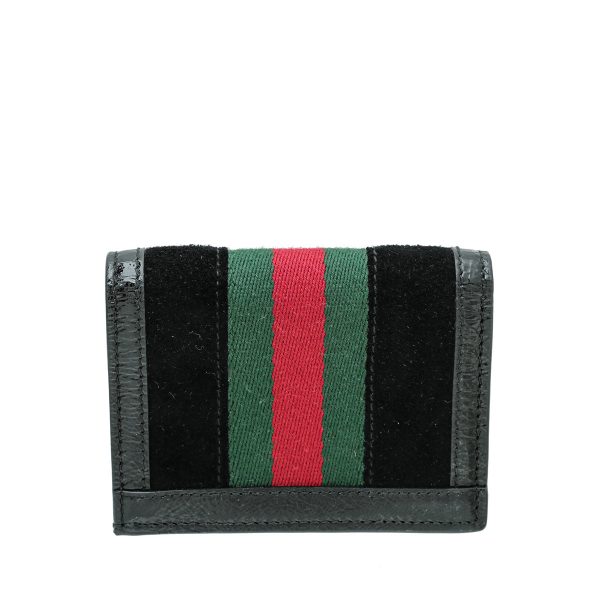 Gucci Black GG Ophidia Card Case Wallet Discount