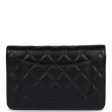 Chanel Wallet On Chain WOC Black Caviar Gold Hardware For Cheap