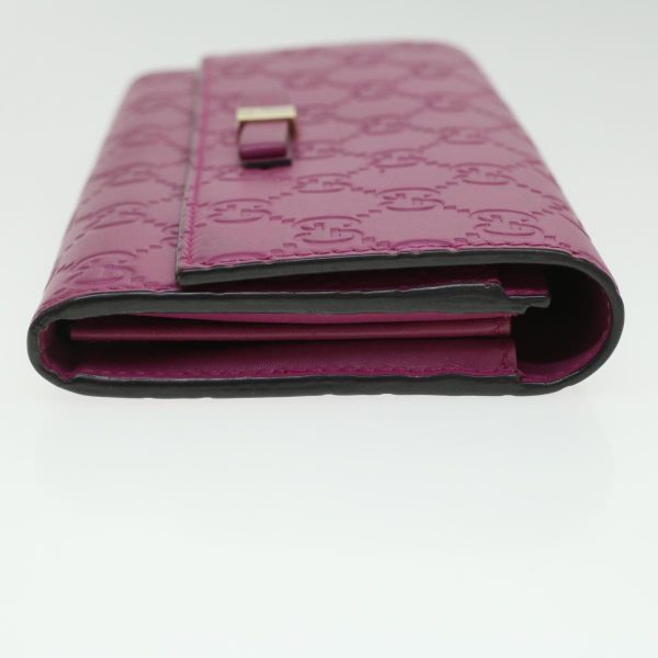 GUCCI ssima Long Wallet Pink 388679  36795 For Discount