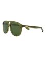 Gucci Mens Aviator Green Green Green Fashion Designer Eyewear Discount