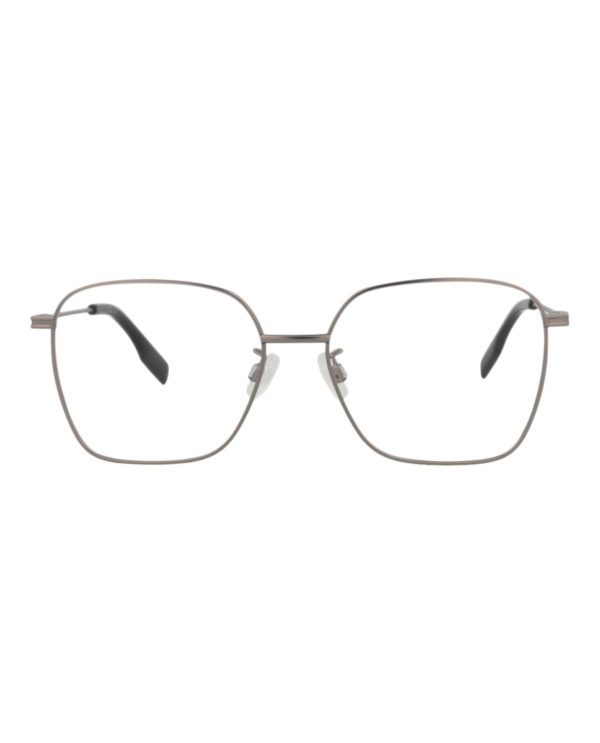 McQ Alexander McQueen Mens Square Rectangle Ruthenium Ruthenium Transparent Fashion Designer Eyewear Online Sale