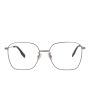 McQ Alexander McQueen Mens Square Rectangle Ruthenium Ruthenium Transparent Fashion Designer Eyewear Online Sale