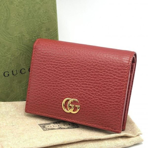 Gucci Folio Wallet GG Marmont Red 456126 Discount