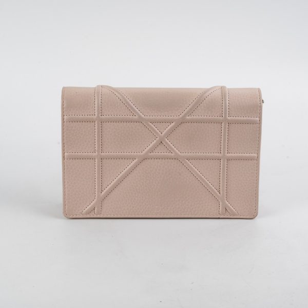 Christian Dior Diorama Wallet On Chain Pink on Sale