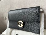 Gucci Black Interlocking Chain Wallet Fashion