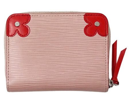 LOUIS VUITTON Wallet Epi Blooming Corner Women s Coin Case Zippy Purse Rose Ballerine M62971 Pink Round For Discount