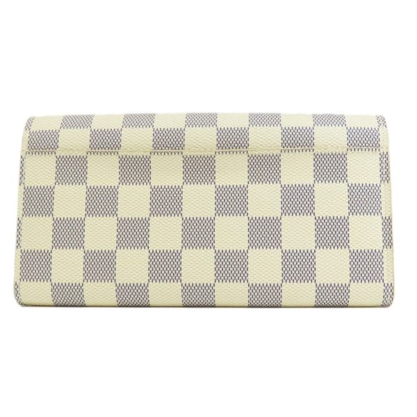 LOUIS VUITTON N63208 Portefeuille Sarah Damier Azur Long Wallet Canvas Women s Online Hot Sale