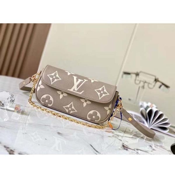 Louis Vuitton Women LV Wallet On Chain Ivy Monogram Empreinte Embossed Supple Grained Cowhide Leather Discount