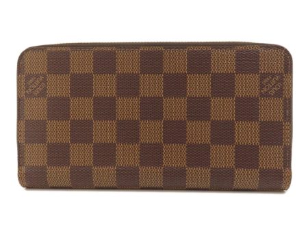 LOUIS VUITTON N41661 Zippy Damier Ebene Long Wallet Canvas Women s Online