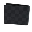 LOUIS VUITTON Damier Graphite Portefeuille Slender Wallet N63261 LV Auth 31031A Supply