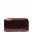 LOUIS VUITTON Monogram Vernis Zippy Long Wallet M93522 Amarant Purple Patent Leather Women s Fashion