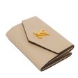 LOUIS VUITTON Trifold Wallet Portefeuille Lock Mini Snap Button Compact LV Logo Greige M69340 Men s Women s Billfold Fashion