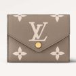 Louis Vuitton LV Unisex Victorine Wallet Cream Monogram Empreinte Embossed Supple Grained Cowhide Leather on Sale