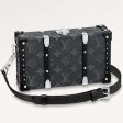 Louis Vuitton LV Unisex Neo Wallet Trunk Black Monogram Eclipse Coated Canvas For Discount