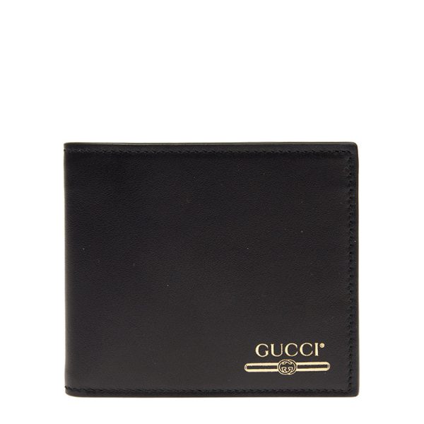 Gucci 547585 0YA0G 1000 Men s Black Calf-Skin Leather GG Print Wallets (GGMW2025) Online