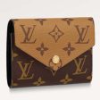 Louis Vuitton LV Unisex Victorine Wallet Brown Monogram Reverse Coated Canvas For Sale