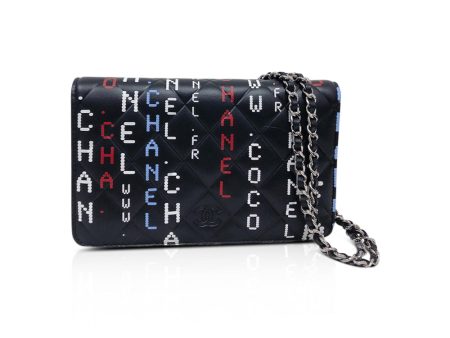 Data Center Wallet on Chain WOC Quilted Lambskin Leather SHW Online Sale