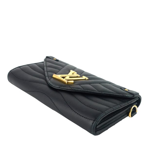 LOUIS VUITTON New Wave Calfskin Leather Long Wallet Bag Online now