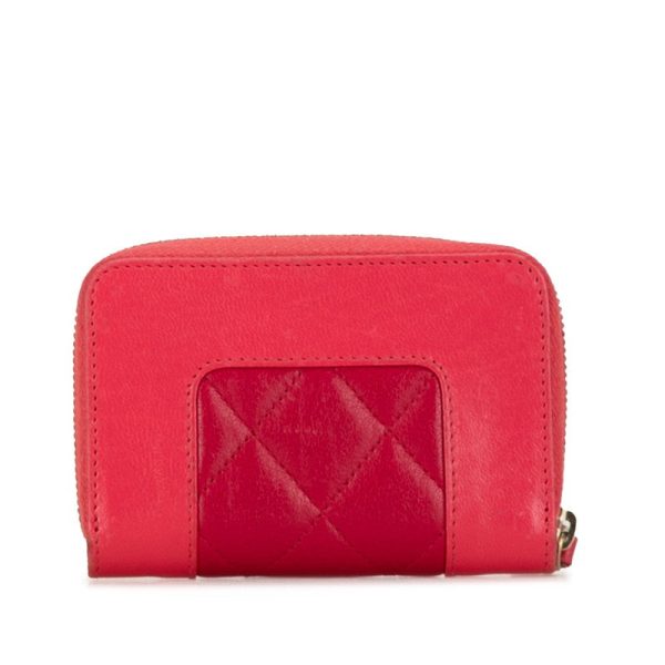 Chanel Mademoiselle Wallet Leather Coin Case in Good condition Online Sale