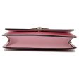 GUCCI Queen Margaret Bee Chain Wallet Pink Red White 476079 Leather Supply