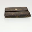 LOUIS VUITTON Monogram Portefeuille Elise Wallet M61654 LV Auth 39872 Discount