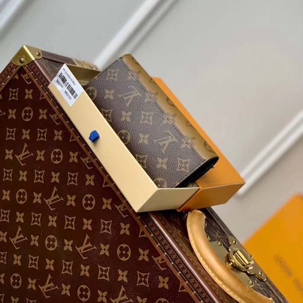 Louis Vuitton LV Unisex Emilie Wallet Brown Monogram Reverse Coated Canvas Online now