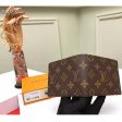 Louis Vuitton LV Unisex Multiple Wallet Coated Canvas Cowhide Leather Canvas Lining Fashion