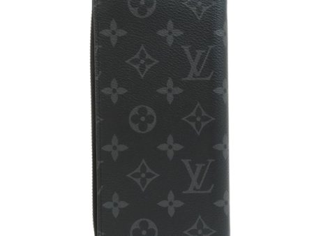 LOUIS VUITTON M62295 Zippy Vertical Long Wallet Monogram Eclipse Men s For Discount