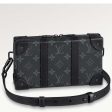 Louis Vuitton LV Unisex Soft Trunk Wearable Wallet Black Monogram Eclipse Coated Canvas Online Sale