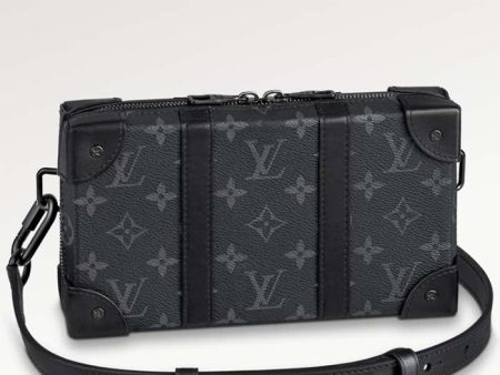 Louis Vuitton LV Unisex Soft Trunk Wearable Wallet Black Monogram Eclipse Coated Canvas Online Sale