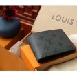 Louis Vuitton LV Unisex Slender Wallet Monogram Eclipse Coated Canvas Cheap