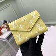 Louis Vuitton Unisex Victorine Wallet Lemon Yellow Monogram Empreinte Embossed Supple Grained Cowhide Discount