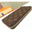 Louis Vuitton LV Unisex Zippy Wallet Brown Monogram Coated Canvas on Sale