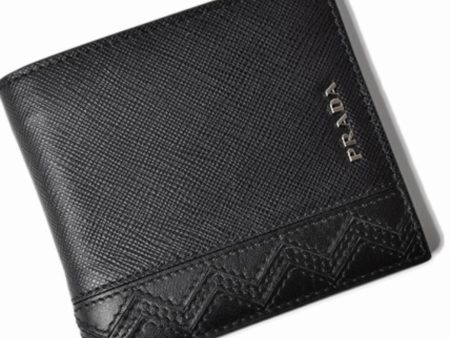 Prada wallet for men 2MO912 SAFFIANO Saffiano black Online Sale