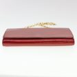 LOUIS VUITTON Vernis Portefeiulle Sarah Chain Long Wallet Red M90206 Auth 39373 Online now