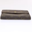 LOUIS VUITTON Monogram Porte Tresor Etui Papie Wallet M61202 LV Auth 50829 Sale