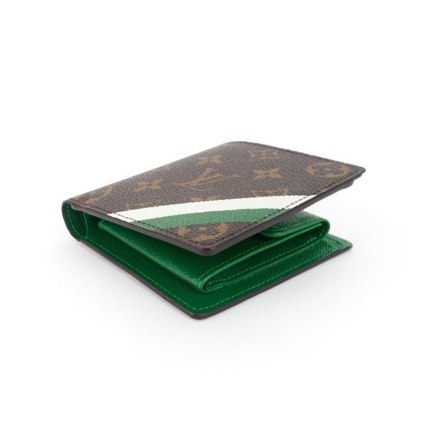 LOUIS VUITTON Marco My LV Heritage Monogram Canvas Wallet For Discount