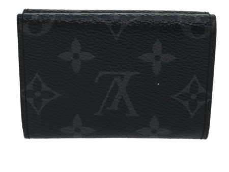 LOUIS VUITTON Monogram Eclipse Discovery compact wallet Wallet M67630 Auth 30813 Hot on Sale