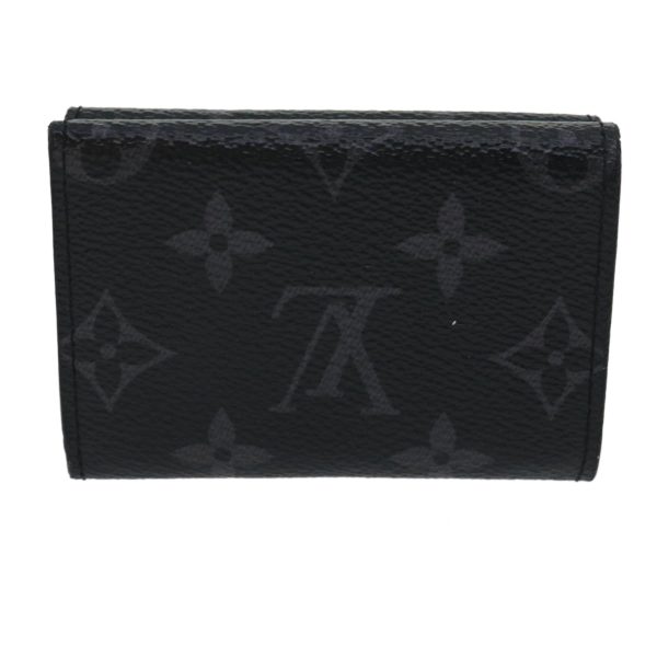 LOUIS VUITTON Monogram Eclipse Discovery compact wallet Wallet M67630 Auth 30813 Hot on Sale