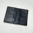 2.55 Long Flap Black Wallet in Calfskin, Gold hardware Discount