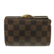 LOUIS VUITTON Damier Ebene Portefeuille Viennois Wallet N61674 LV Auth 39496 For Discount