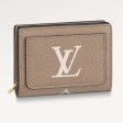 Louis Vuitton LV Unisex Cléa Wallet Cream Monogram Empreinte Embossed Supple Grained Cowhide Leather Hot on Sale