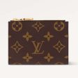 Louis Vuitton Unisex LV Lisa Wallet Lollipop Pink Monogram Coated Canvas Grained Cowhide Leather For Cheap