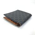 CELINE Folded wallet leather Brown Card Case triomphe wallet mens Used Discount