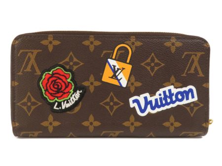 LOUIS VUITTON M63392 Zippy Patches Stories Long Wallet Monogram Canvas Women s Fashion