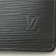 LOUIS VUITTON Wallet Men s  Long Portefeuille Brother Epi Noir M60622 For Discount