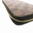 LOUIS VUITTON Damier Zippy Wallet N60015 Long Unisex For Cheap